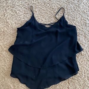Black tank top